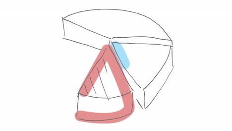 animación de gráficos y procesamiento de datos sobre fondo blanco