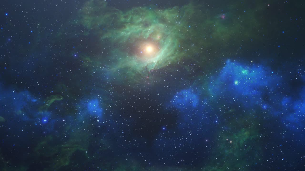 우주 배경, 가스 구름, 깊은 우주