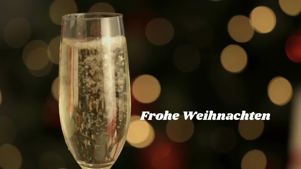 ⁇ 페인 플루트 위에 쓰여진 frohe weihnachten