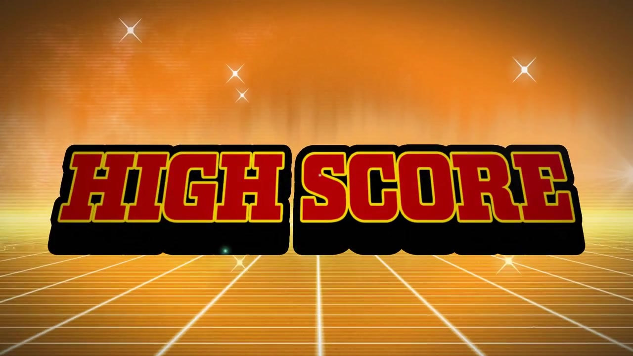 Retro Arcade Style High Score Graphic Animation