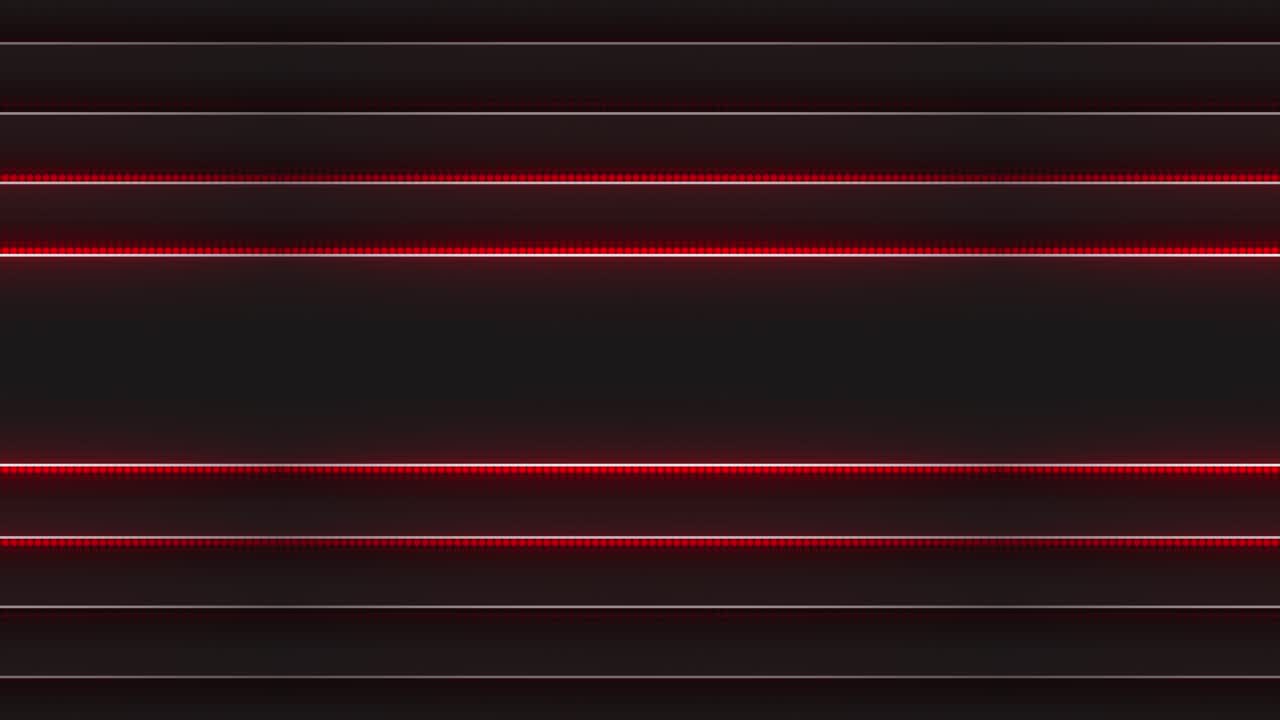 Abstract Red Glowing Lines on Dark Background