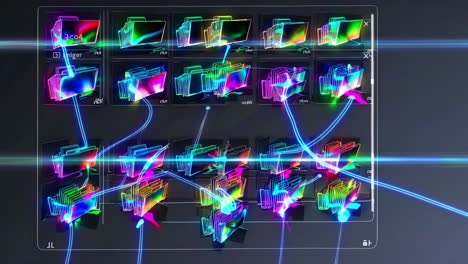 abstract folder system design