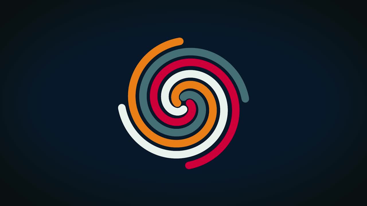 fondo con patrón de espiral de colores