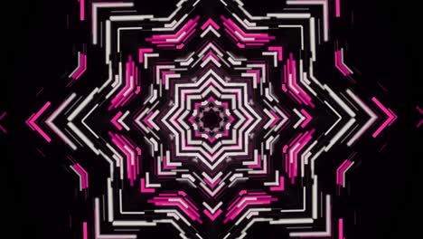 abstract geometric kaleidoscope design