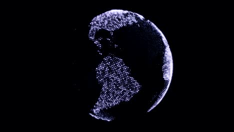 gráficos de movimiento abstractos - la tierra explotando (bucle)