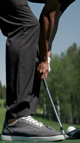 golfing