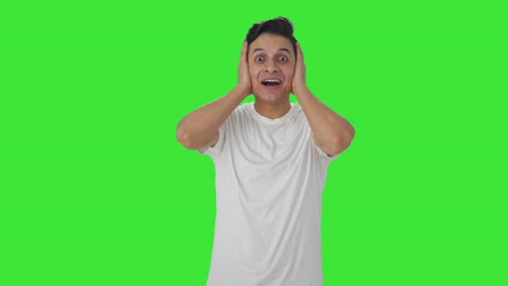 Indian-man-getting-a-big-surprise-Green-screen