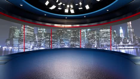 3d virtual tv studio news