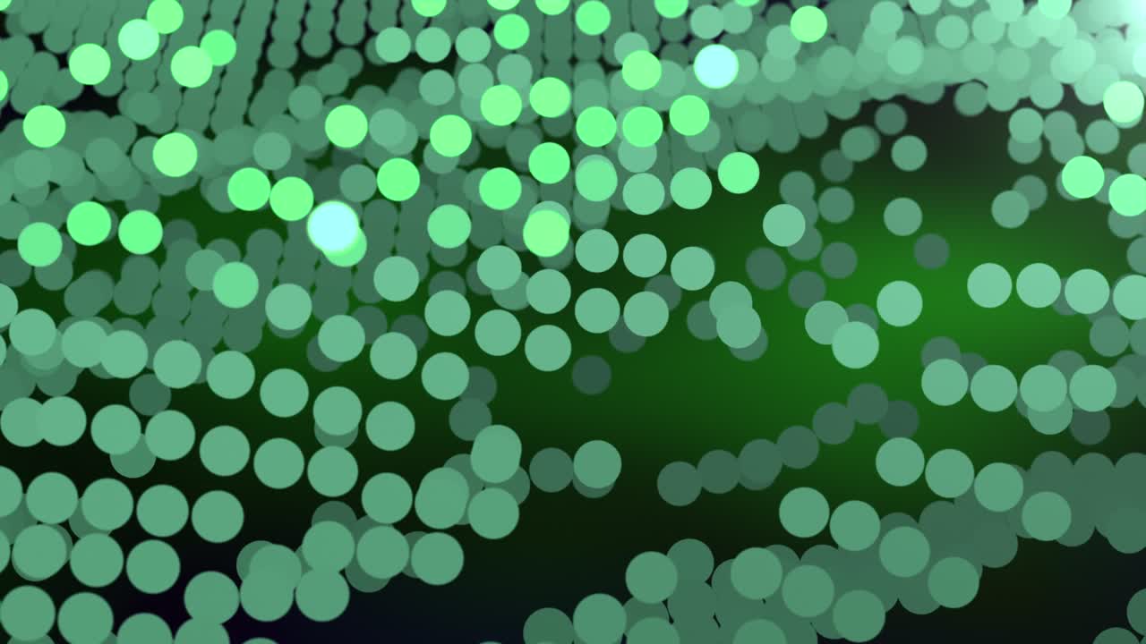 fondo multicolor animado de partículas redondas