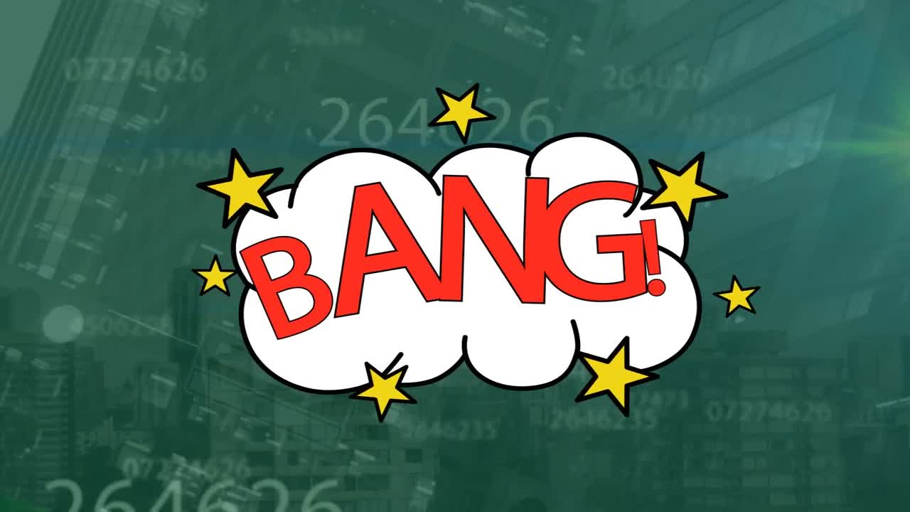 텍스트의 애니메이션과 시티스케이프의 데이터 처리