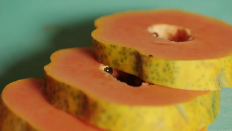 papaya fruit, sweet ripe fresh papaya, raw vegan food. high quality 4k footage