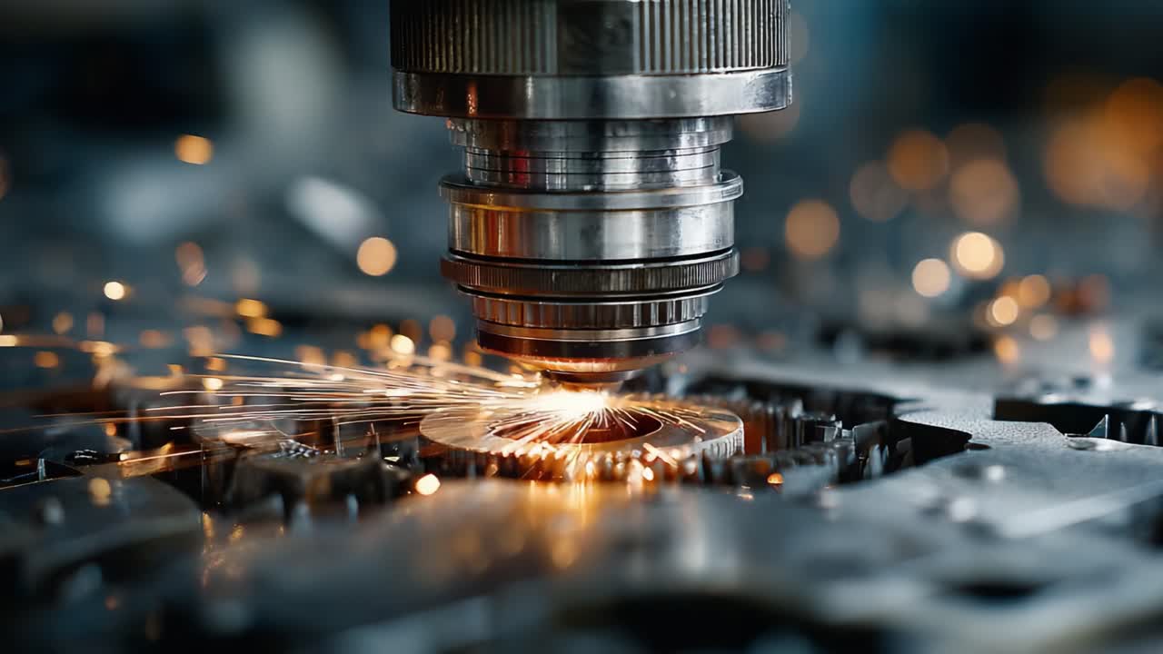 Precision Laser Cutting Process Demonstration: An Insight into Advanced Manufacturing Techniques Creating Intricate Designs with High Accuracy and Efficiency