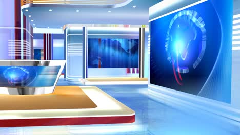 3d virtual studio set background