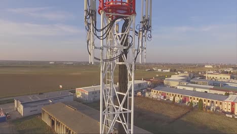 slow rise up the gsm tower