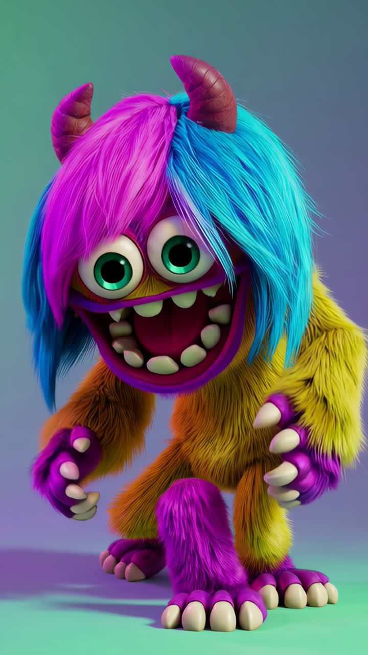 Funny Cartoon Monster