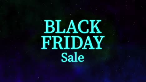 black friday event text animation motion graphics