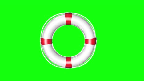 8 animations 3d life buoy ring nautical rescue lifesaver lifeguard green screen chroma key