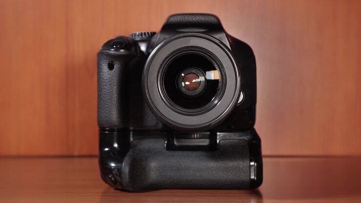 die blendung der fotografischen linse öffnet sich