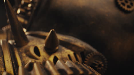 steampunk gears and mechanical detail