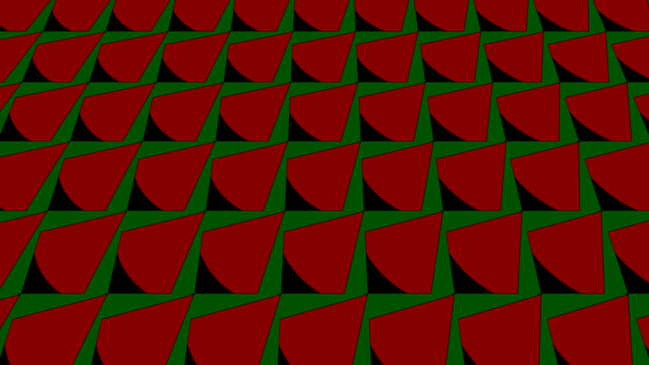 Motivo video grafico con figure geometriche che si inclina verso l'alto e si muove.