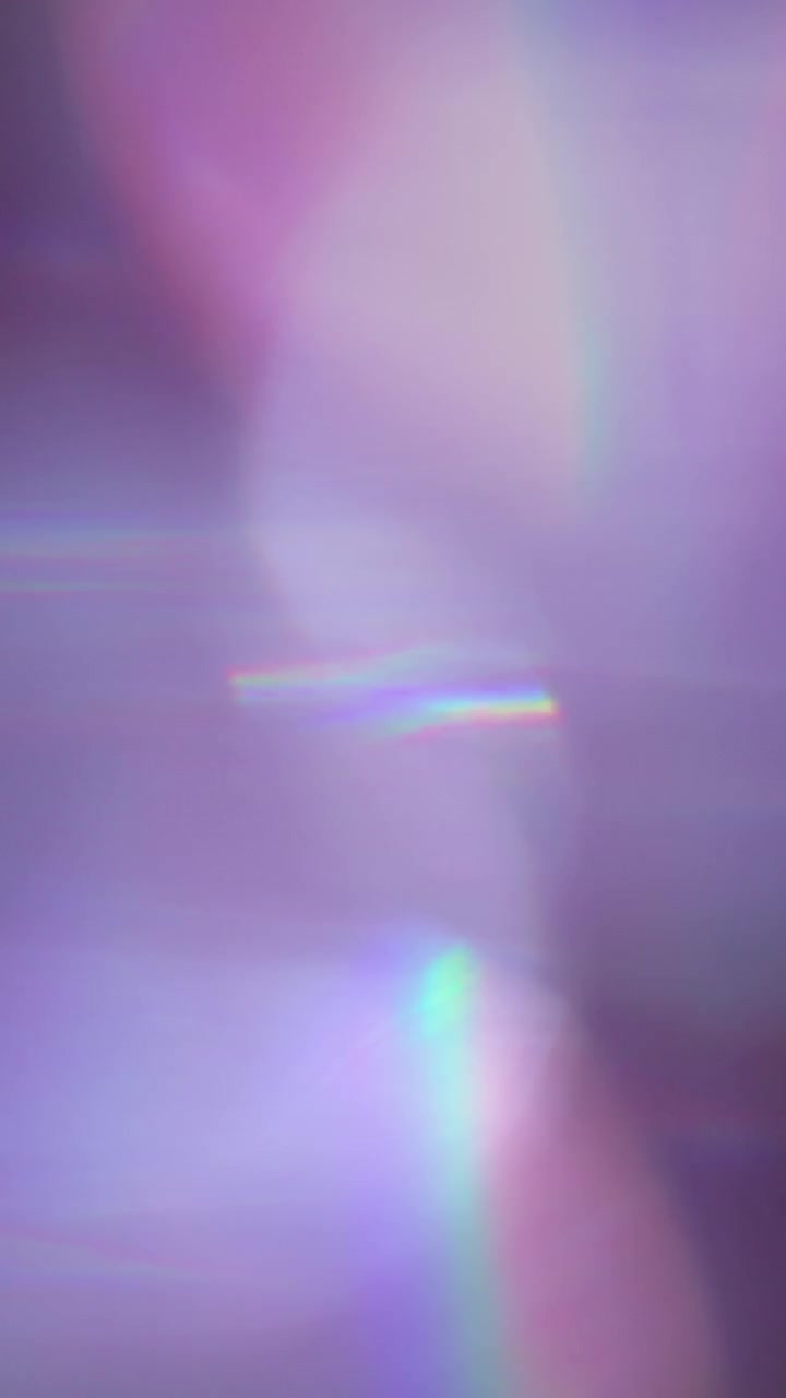 Soft Purple Light Leak with Rainbow Lens Flare