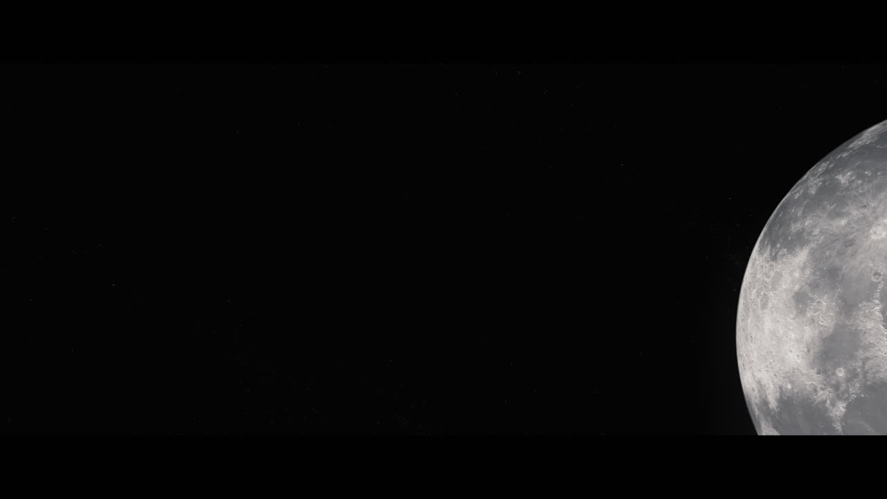 Moon viewed from space