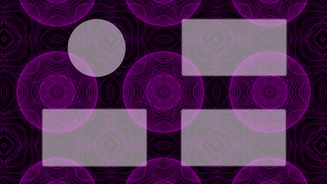 patrón de caleidoscopio tarjeta de finalización pantalla de finalización gráficos de movimiento