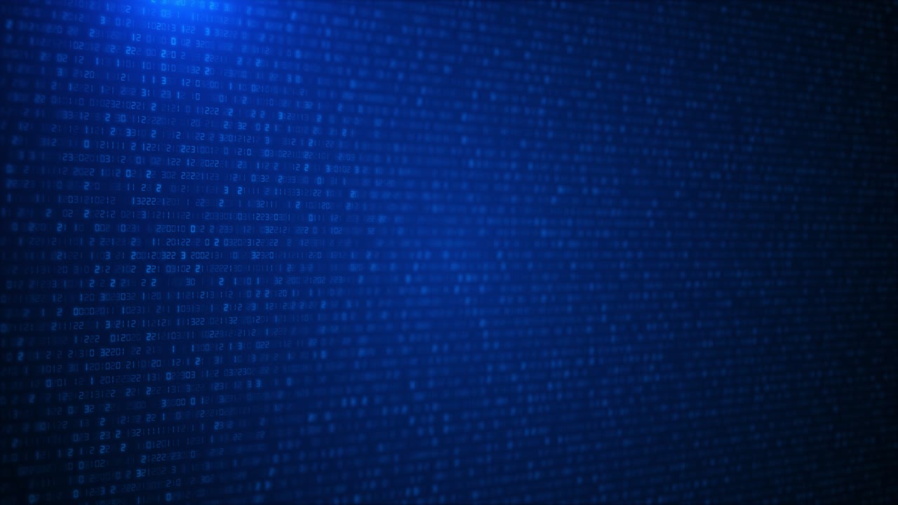 Futuristic blue digital data flow background grids text and graphical elements for technology data
