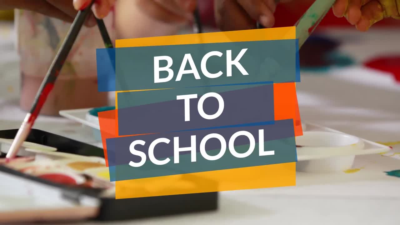 video generado digital de regreso a la escuela 4k