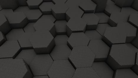 fondo de placa limpia de hexágono en 3d (con bucle)