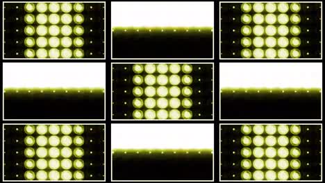 repeating stage lights pattern