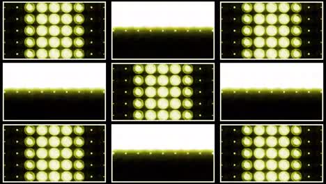 patrón de luces de escenario que se repite