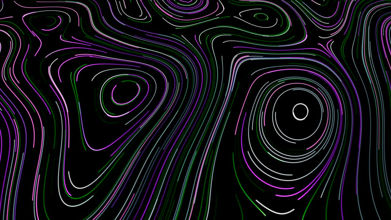Abstract Colorful Lines Pattern