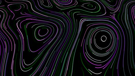 patrón de líneas abstractas y coloridas