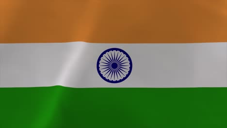 animación de la bandera de la india 4k fondo de papel tapiz en movimiento
