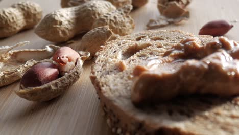 peanut butter and bread