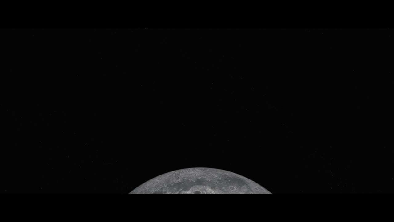 Moon viewed from space