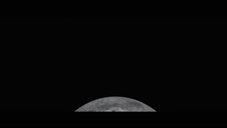 moon viewed from space