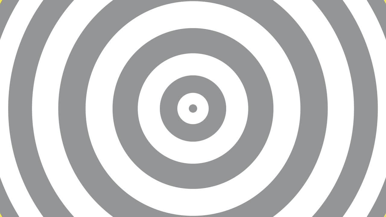 Simple geometric background with gray and white circles. Trendy color palette motion graphics