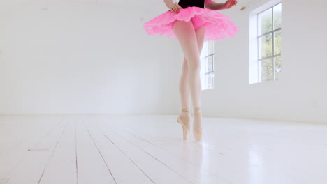 estudio de ballet, danza y bailarina con un estudiante