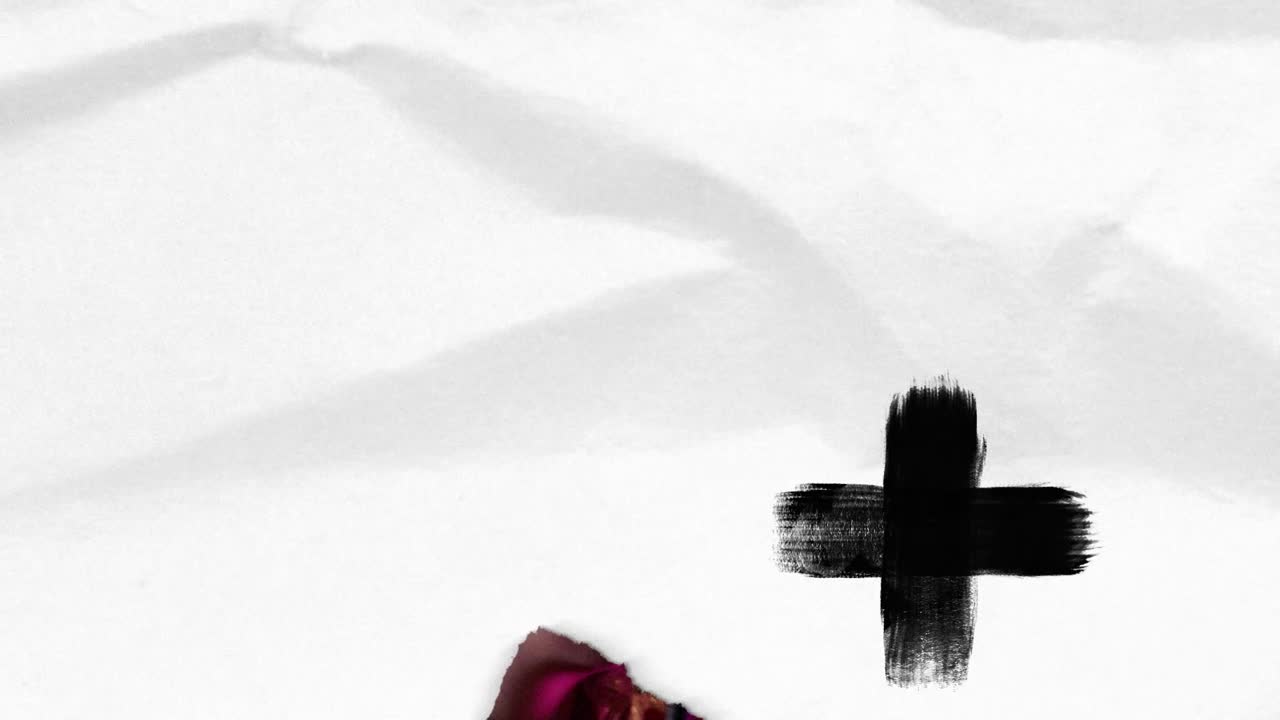 찢어진 종이와 스프레이 페인트 효과를 사용한 다이내믹 콜라주 애니메이션