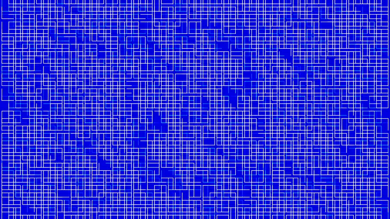 fondo abstracto azul de partículas blancas