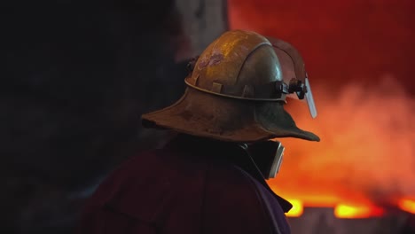 steelworker in a factory