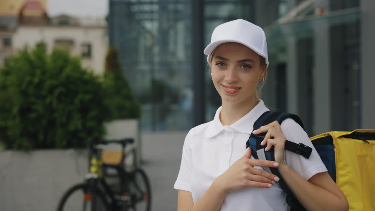 Woman Delivery Person