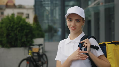 woman delivery person
