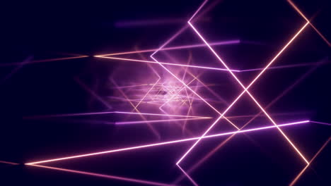 fondo de túnel de neón abstracto