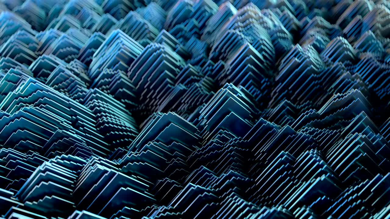 forma de onda abstracta. animación en 4k y uhd.