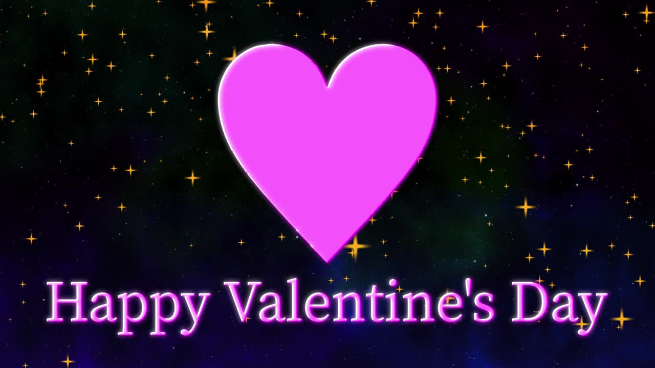 mensaje de valentín texto animación gráficos de movimiento