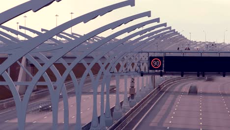 nuevo estilo de autopista occidental de diámetro de velocidad en san petersburgo