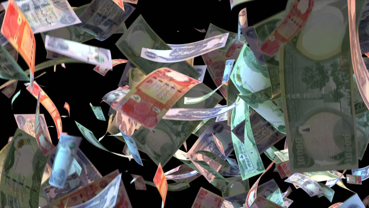 떨어지는 돈 애니메이션